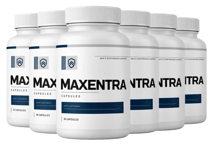 Maxentra 6 Bottles package